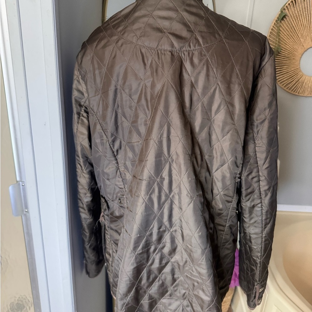 Quilted Brown Jacket - image 4